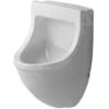 Duravit Starck 3 - Urinoir, Met Achterinlaat, Rimless, Met HygieneGlaze, Alpine Wit 0821352000