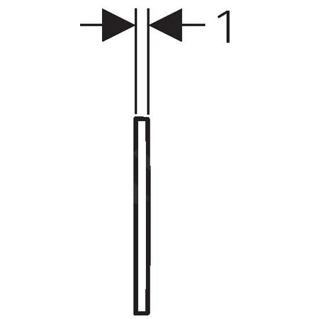 Geberit Toebehoren - Afdekplaat Voor Urinoirstuursysteem, Rvs 116.069.FW.1 5 Geberit Toebehoren - Afdekplaat Voor Urinoirstuursysteem, Rvs 116.069.FW.1 - Afbeelding 3