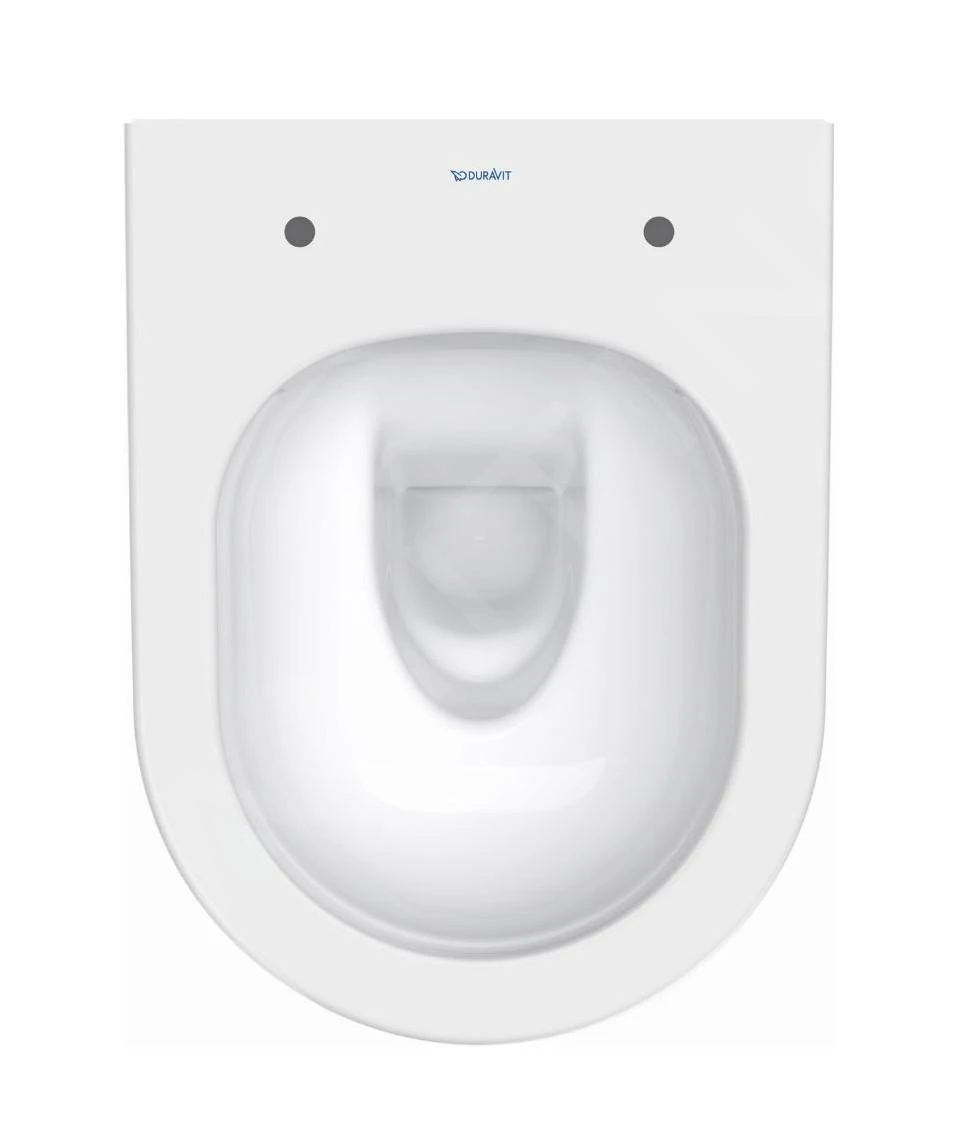 Duravit D-Neo - Hangend Toilet Compact, Rimless, Met WonderGliss, Wit 25870900001 5 Duravit D-Neo - Hangend Toilet Compact, Rimless, Met WonderGliss, Wit 25870900001 - Afbeelding 3