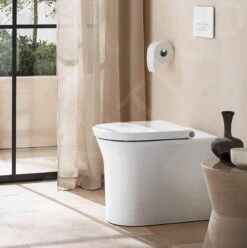 Duravit White Tulip - Staand Toilet, Afvoer Horizontaal, Rimless, HygieneGlaze, Wit 2001092000 -Duravit winkel 9e6fc6db09e1c6197b02b16c 1