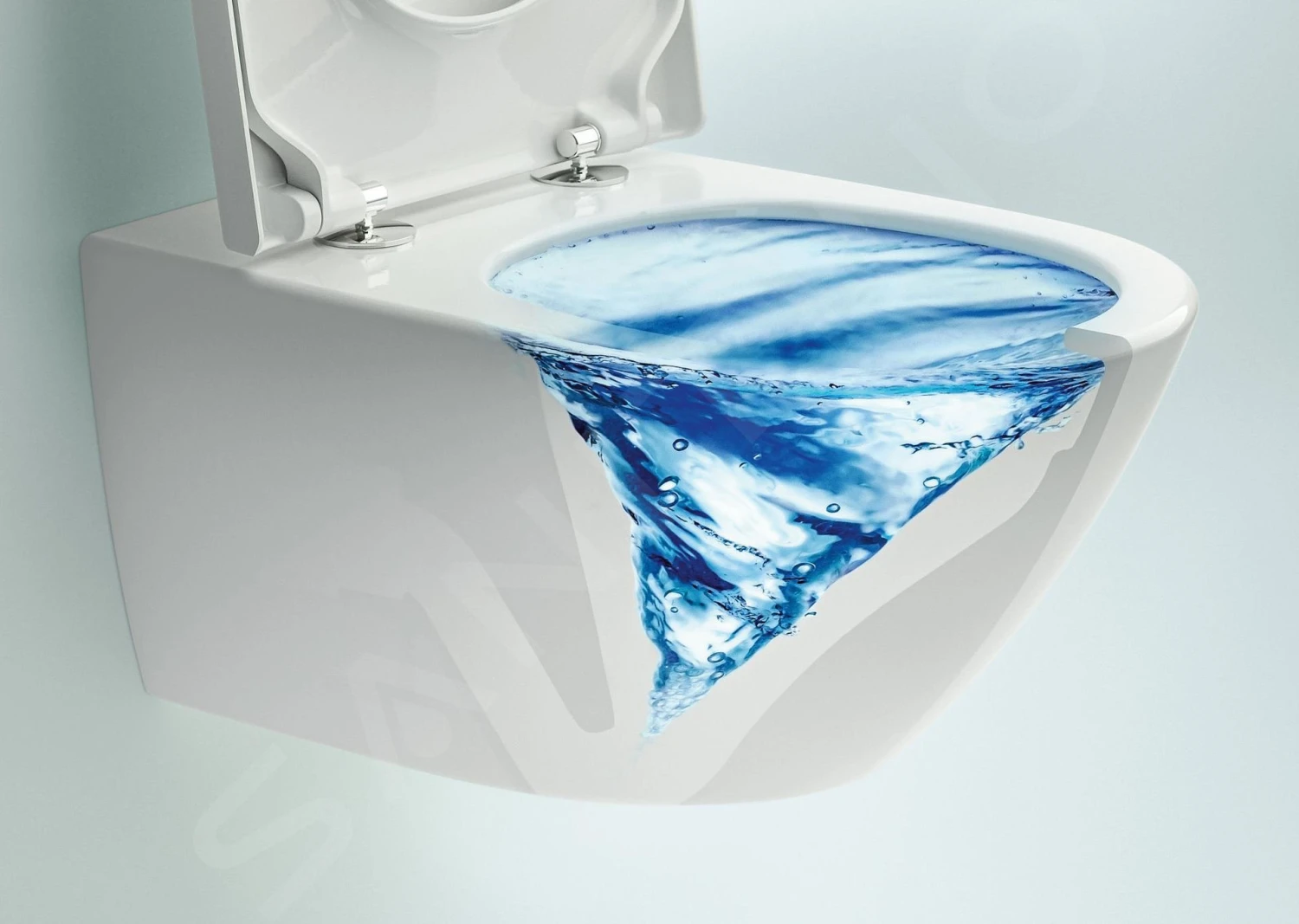 Villeroy & Boch Subway 3.0 - Hangend Toilet Met Wc-bril SoftClosing, TwistFlush, CeramicPlus, Alpine Wit 4670TSR1 11 Villeroy & Boch Subway 3.0 - Hangend Toilet Met Wc-bril SoftClosing, TwistFlush, CeramicPlus, Alpine Wit 4670TSR1 - Afbeelding 9
