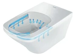 Duravit Viu - Wandtoilet, Rimless, Met HygieneGlaze, Alpine Wit 2511092000 -Duravit winkel PHOTO 99