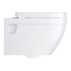 Grohe Solido - Toiletset Met Hangend Toilet + Softclose Wc Bril, Rimless, Arena Cosmopolitan Drukknop, Chroom 39700000 -Duravit winkel a605194bc8405834be3600f0