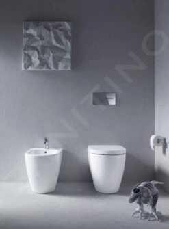 Duravit ME By Starck - Staand Toilet, Afvoer Horizontaal, Met HygieneGlaze, Wit/mat Wit 2169099000 -Duravit winkel a6d7d25b6fc1dd35a351ce48