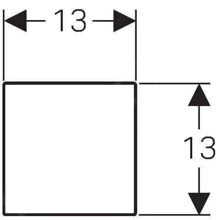 Geberit Toebehoren - Afdekplaat Voor Urinoirstuursysteem, Rvs 116.069.FW.1 4 Geberit Toebehoren - Afdekplaat Voor Urinoirstuursysteem, Rvs 116.069.FW.1 - Afbeelding 2