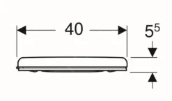 Geberit Selnova Comfort - WC-zitting Voor Gehandicapten, Square, Duroplast, Wit 500.793.01.1 -Duravit winkel adf3eca449702529046f988f