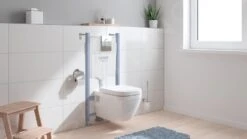 Grohe Solido - Toiletset Met Hangend Toilet + Softclose Wc Bril, Rimless, Arena Cosmopolitan Drukknop, Chroom 39700000 -Duravit winkel b294a2f9b5a1c0105efbc699