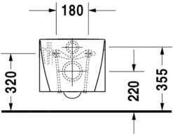Duravit Starck 2 - Hangend Toilet, Wit 2533090000 -Duravit winkel b31efa91f82a3d7d5ede4390