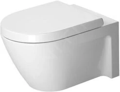Duravit Starck 2 - Hangend Toilet, WonderGliss, Wit 25340900001