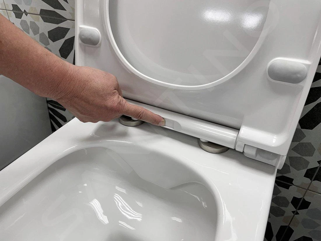 Sapho Keramiek - Avva Wandcloset, Rimless, Wit 100314 5 Sapho Keramiek - Avva Wandcloset, Rimless, Wit 100314 - Afbeelding 3