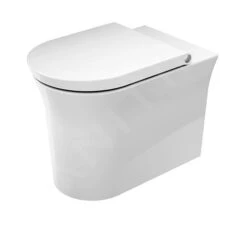 Duravit White Tulip - Staand Toilet, Afvoer Horizontaal, Rimless, Wit 2001090000