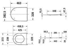 Duravit Soleil By Starck - Wc-bril, SoftClose, Wit 0022390000 -Duravit winkel b9c1c65411b69e4dd65fd43e 1