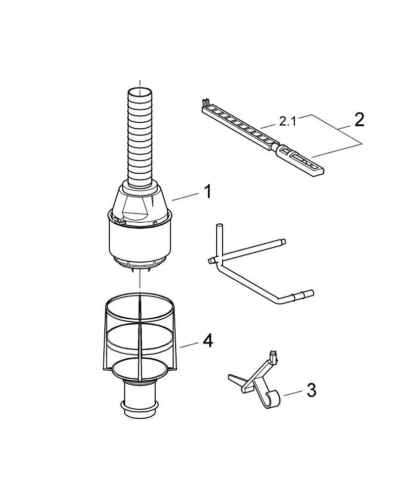 Grohe Toebehoren - Ombouwset 42937000 4 Grohe Toebehoren - Ombouwset 42937000 - Afbeelding 2