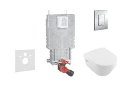 Grohe Uniset - Uniset Voor Wandcloset, Compleet Set 38643SET-KB