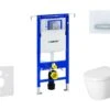 Geberit Duofix - Toiletset Met Sigma50 Bedieningsplaat, Alpine Wit + Duravit ME By Starck Hangend Toilet En Wc Bril, Rimless, SoftClose 111.355.00.5 NM8 -Duravit winkel d2283b8637facde8c81ce8cb