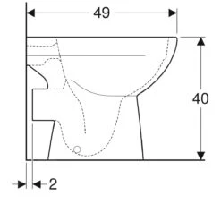 Geberit Selnova - Staande Toiletpot, 490x352 Mm, Rimfree, Wit 500.480.01.1 -Duravit winkel d2ee9c67cc8a29c77955bc44