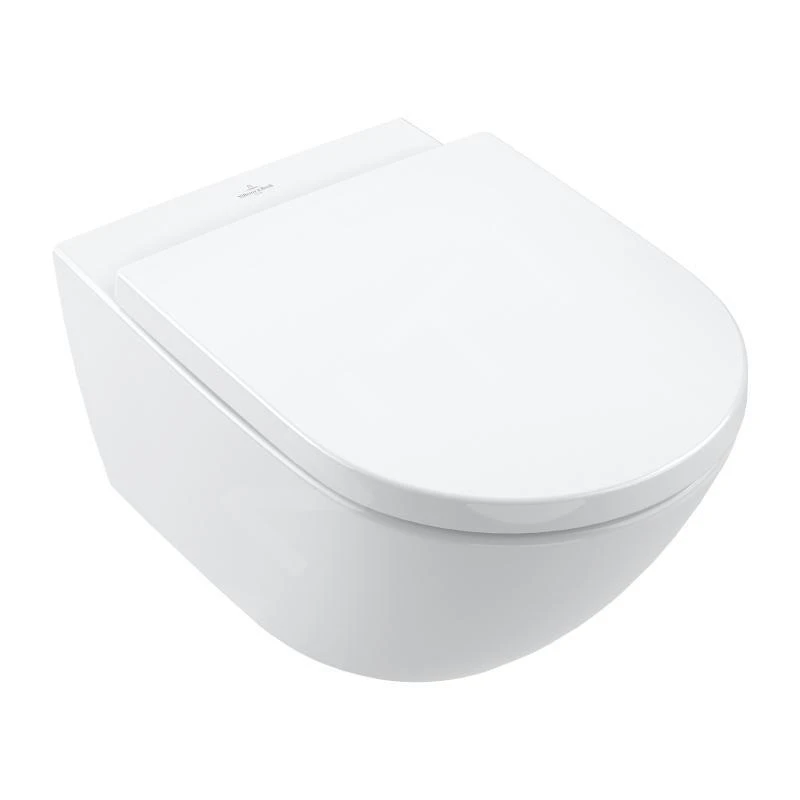Villeroy & Boch Subway 3.0 - Hangend Toilet Met Wc-bril SoftClosing, TwistFlush, CeramicPlus, Alpine Wit 4670TSR1 3 Villeroy & Boch Subway 3.0 - Hangend Toilet Met Wc-bril SoftClosing, TwistFlush, CeramicPlus, Alpine Wit 4670TSR1