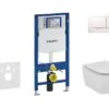 Geberit Duofix - Set Voorwandinstallatie, Toilet En Zitting Ideal Standard Tesi, Sigma30 Bedieningsplaat, Wit/chroom 111.300.00.5 NF5 -Duravit winkel e07523823839cb6aed02778d