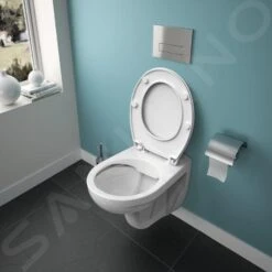 Ideal Standard ProSys - Toiletset- Inbouwreservoir, Closet, WC-zitting Eurovit, Oleas M2 Bedieningsplaat, Rimless, SoftClose, Chroom ProSys120M SP51 -Duravit winkel e0d3078dcfd44056a074f6a2 6