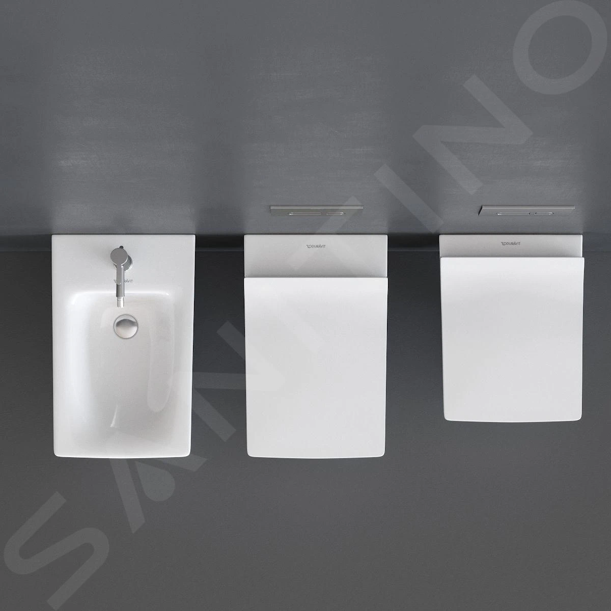 Duravit Viu - Wandtoilet Compact, Rimless, DuraFix, Alpine Wit 2573090000 5 Duravit Viu - Wandtoilet Compact, Rimless, DuraFix, Alpine Wit 2573090000 - Afbeelding 3