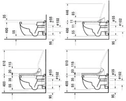 Duravit Starck 3 - Wandcloset Voor SensoWash, Met HygieneGlaze, Alpine Wit 2226592000 -Duravit winkel e3d357acc75e9c399677df5c