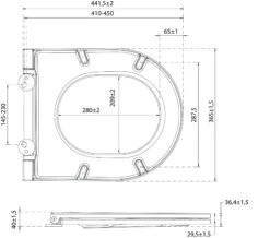 Sapho Isvea - WC-bril, Slim, SoftClose, Kastanje Rood 40KF0543I-S -Duravit winkel ee905dcab630e186b27a961a 1