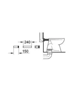 Grohe Reserveonderdelen - Inlaatgarnituur, Alpine Wit 37102SH0 -Duravit winkel f3a43aa28fe4b6fcf8cea8a0