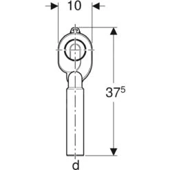Geberit Toebehoren - Buissifon Voor Urinoir, D 50 Mm, Afvoer Verticaal, Alpine Wit 152.951.11.1 -Duravit winkel f5bbcd5474f8be29b50f88d0