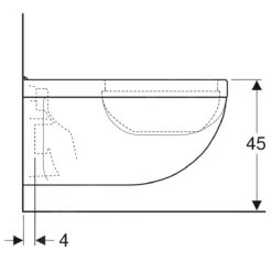 Geberit Selnova Comfort - Square Wandcloset, 700x390 Mm, Vlakspoel, Wit 500.792.01.1 -Duravit winkel f6e231c263fddc92be512f68