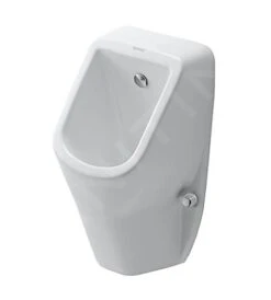 Duravit D-Code - Urinoir, Achterinlaat, Rimless, Met HygieneGlaze, Alpine Wit 0829302000