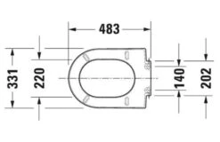 Duravit Darling New - WC-zitting, Wit 0063320000 -Duravit winkel fe676ef992c0bc14ea326c73