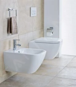 Duravit Happy D.2 - Wandtoilet, Rimless, Met HygieneGlaze, Alpine Wit 2550092000 -Duravit winkel fec108b17c73125f0340f875 2